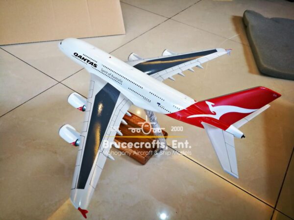 Model of A380 QANTAS AIRLINES with detailed craftsmanship.